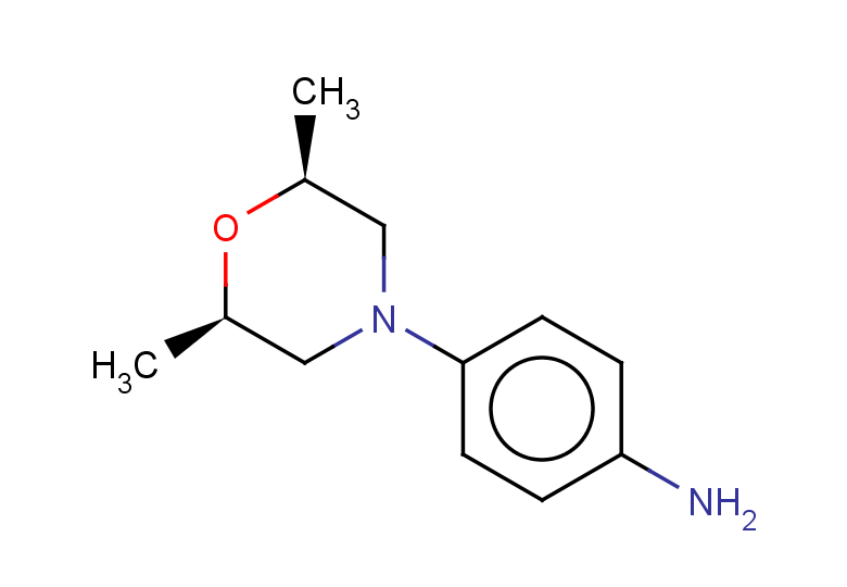 4-[(2R,6S)-2,6-dimethylmorpholin-4-yl]aniline