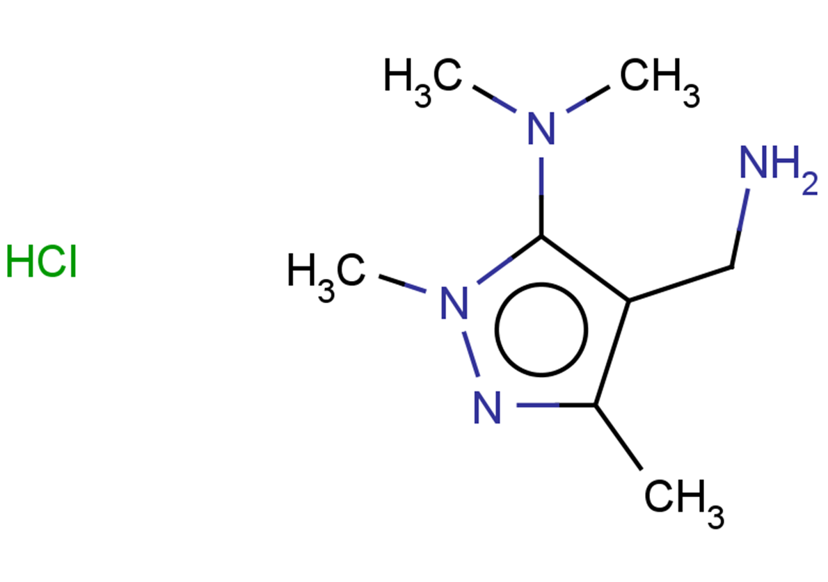 4-(aminomethyl)-N,N,1,3-tetramethyl-1H-pyrazol-5-amine hydrochloride