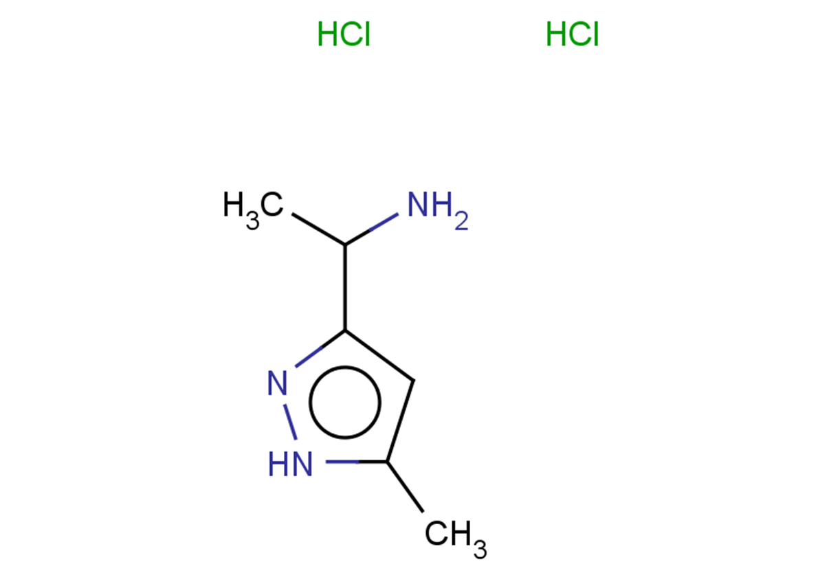 1-(5-methyl-1H-pyrazol-3-yl)ethan-1-amine dihydrochloride