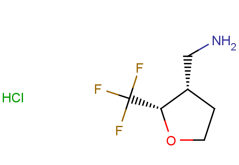 [(2S,3S)-2-(trifluoromethyl)oxolan-3-yl]methanamine hydrochloride