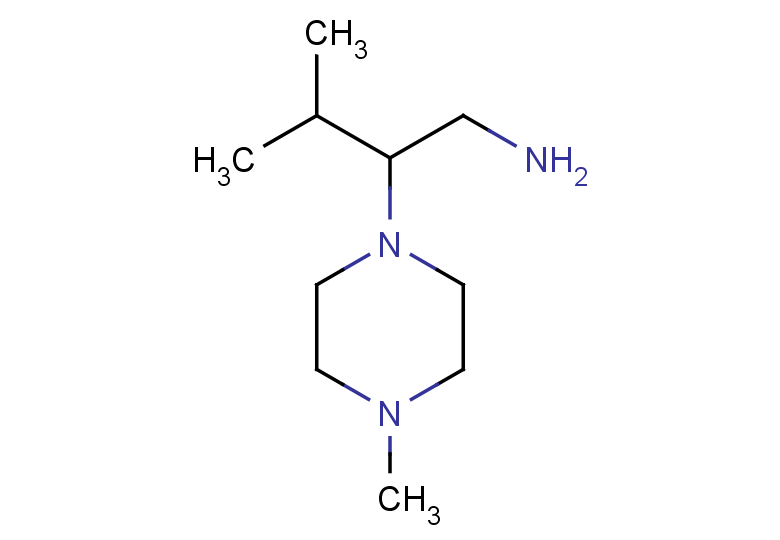 3-methyl-2-(4-methylpiperazin-1-yl)butan-1-amine