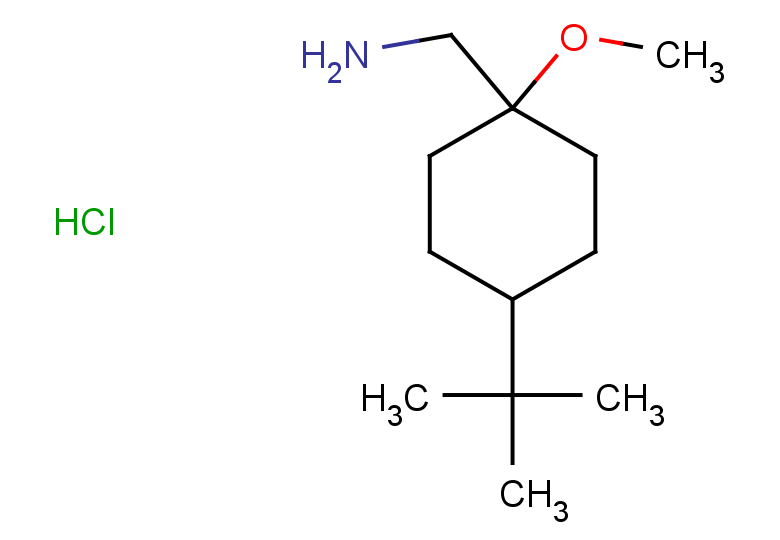 (4-tert-butyl-1-methoxycyclohexyl)methanamine hydrochloride