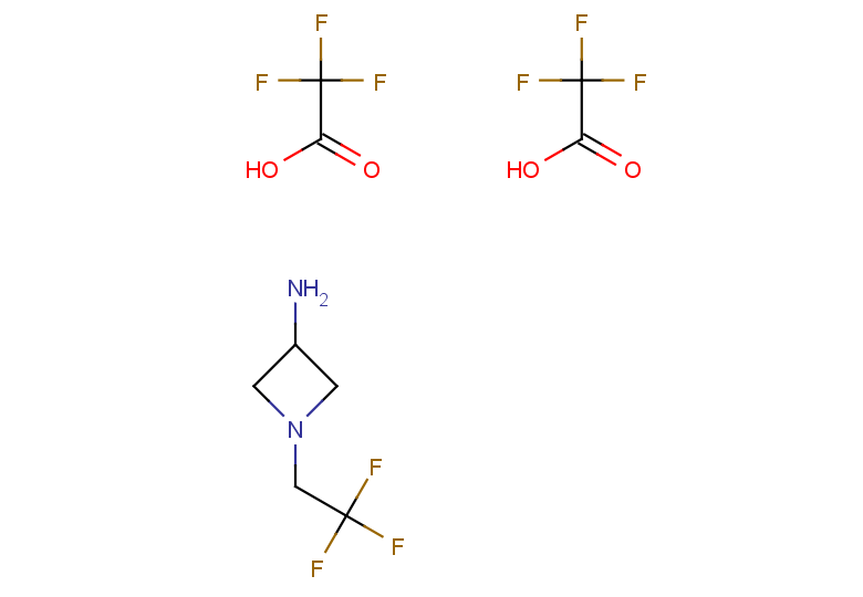 1-(2,2,2-trifluoroethyl)azetidin-3-amine, bis(trifluoroacetic acid)