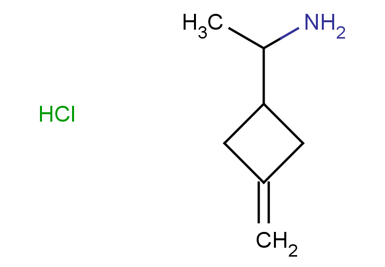 1-(3-methylidenecyclobutyl)ethan-1-amine hydrochloride