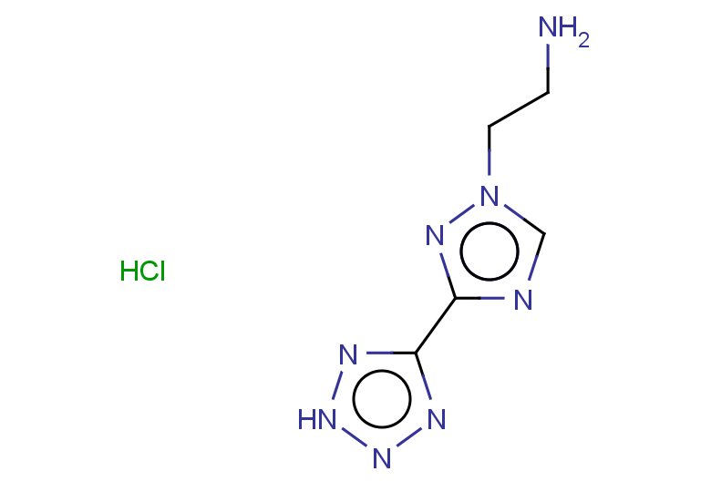 2-[3-(2H-1,2,3,4-tetrazol-5-yl)-1H-1,2,4-triazol-1-yl]ethan-1-amine hydrochloride
