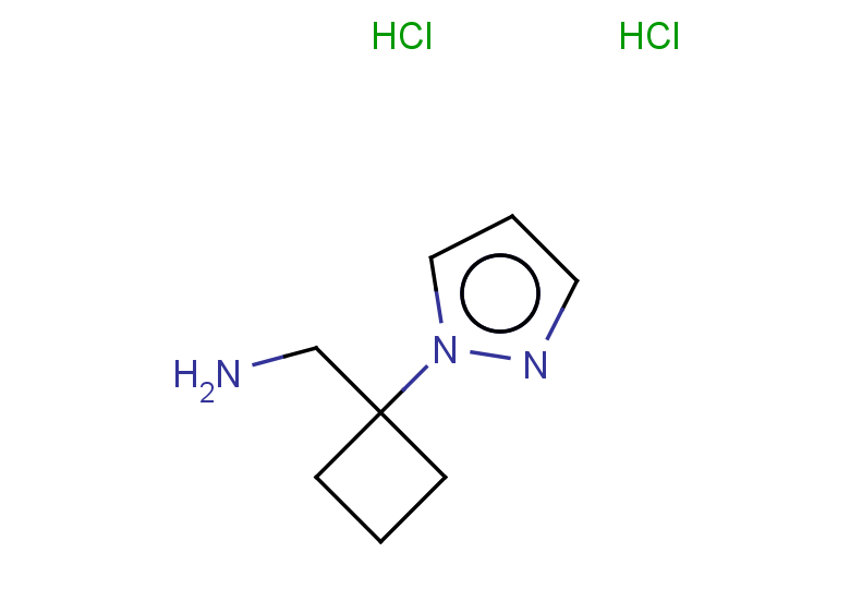 [1-(1H-pyrazol-1-yl)cyclobutyl]methanamine dihydrochloride