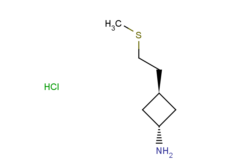 3-[2-(methylsulfanyl)ethyl]cyclobutan-1-amine hydrochloride