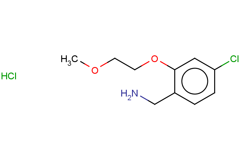 [4-chloro-2-(2-methoxyethoxy)phenyl]methanamine hydrochloride