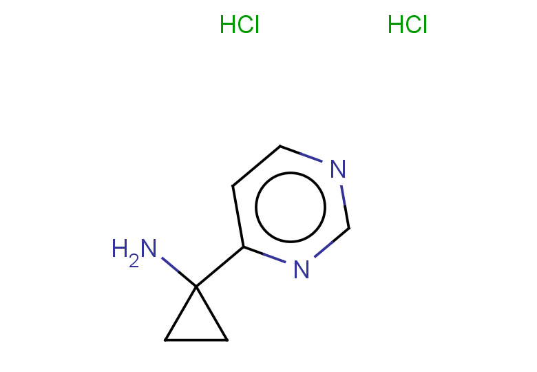 1-(pyrimidin-4-yl)cyclopropan-1-amine dihydrochloride