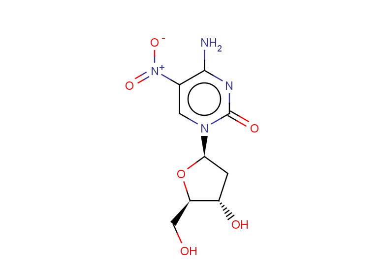 4-amino-1-[(2R,4S,5R)-4-hydroxy-5-(hydroxymethyl)oxolan-2-yl]-5-nitro-1,2-dihydropyrimidin-2-one