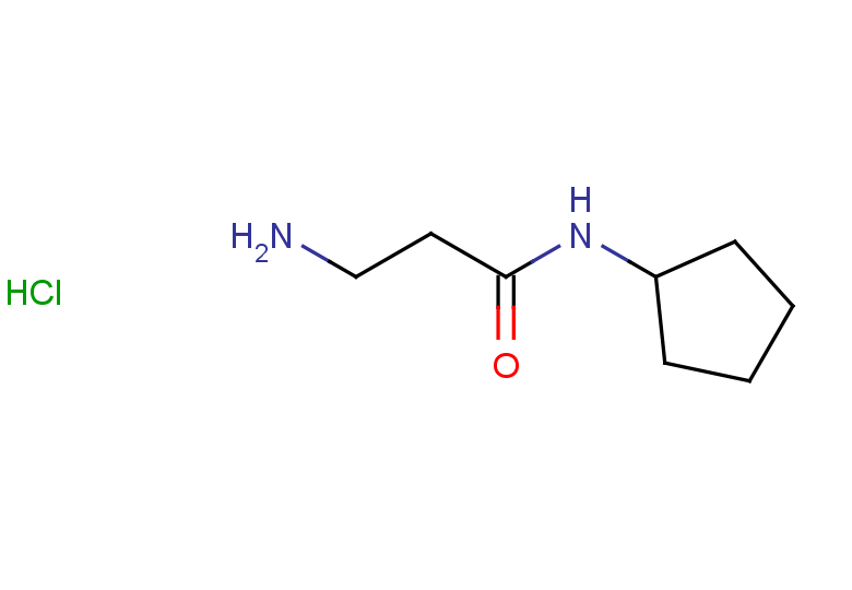 3-amino-N-cyclopentylpropanamide hydrochloride