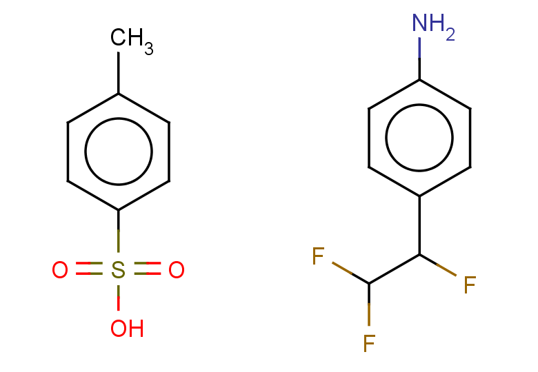 4-(1,2,2-trifluoroethyl)aniline; 4-methylbenzene-1-sulfonic acid