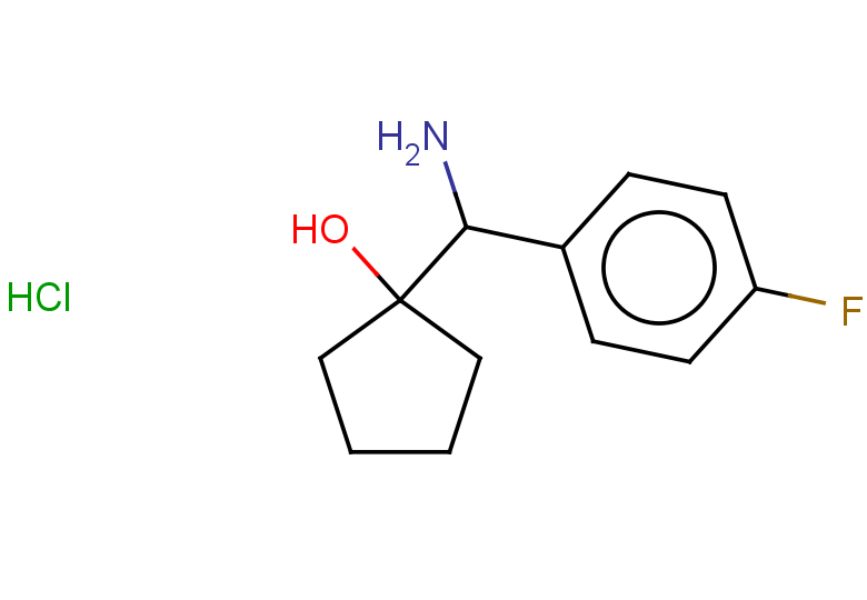 1-[amino(4-fluorophenyl)methyl]cyclopentan-1-ol hydrochloride