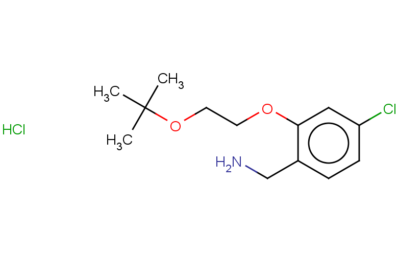{2-[2-(tert-butoxy)ethoxy]-4-chlorophenyl}methanamine hydrochloride
