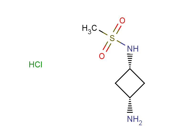 N-(3-aminocyclobutyl)methanesulfonamide hydrochloride