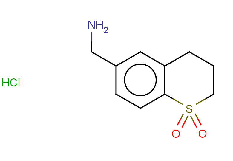 6-(aminomethyl)-3,4-dihydro-2H-1$l^{6}-benzothiopyran-1,1-dione hydrochloride