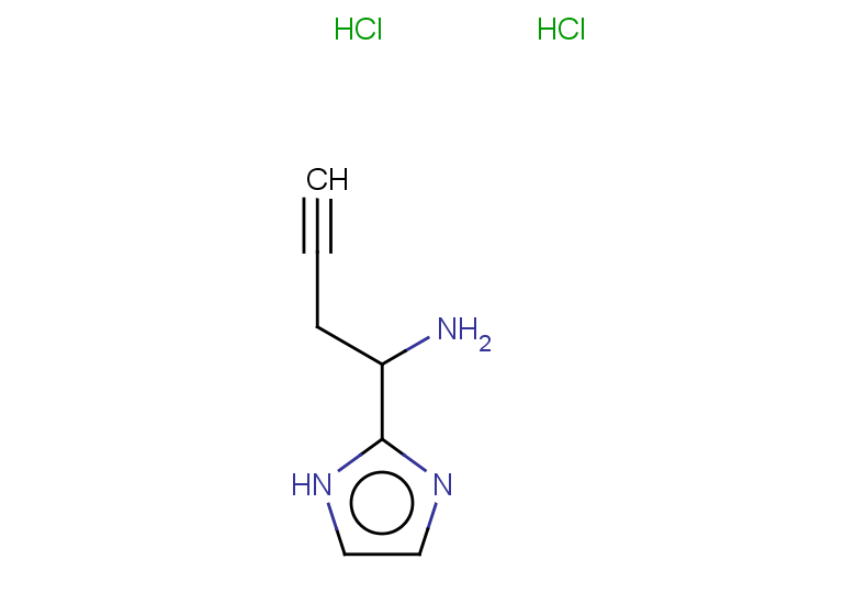 1-(1H-imidazol-2-yl)but-3-yn-1-amine dihydrochloride