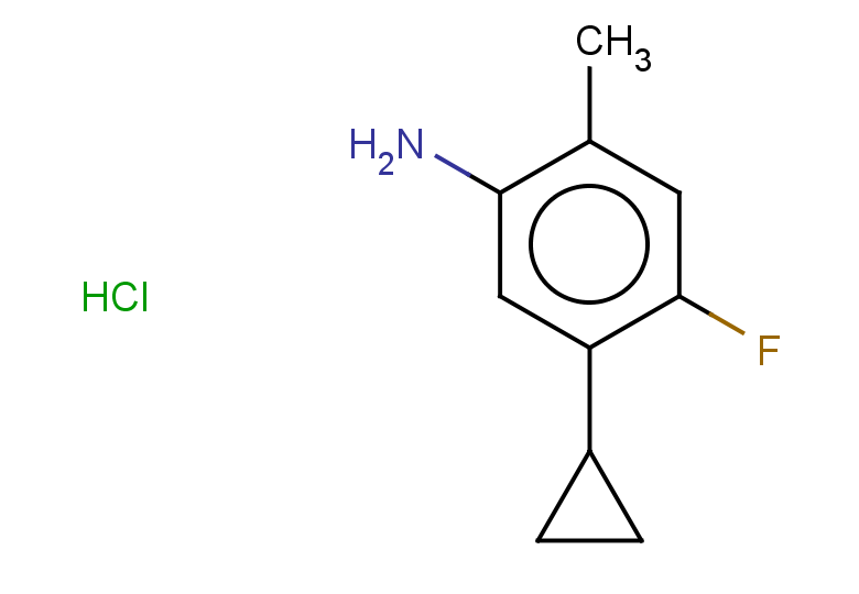 5-cyclopropyl-4-fluoro-2-methylaniline hydrochloride
