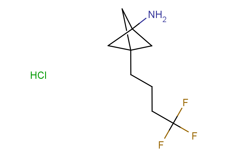 3-(4,4,4-trifluorobutyl)bicyclo[1.1.1]pentan-1-amine hydrochloride
