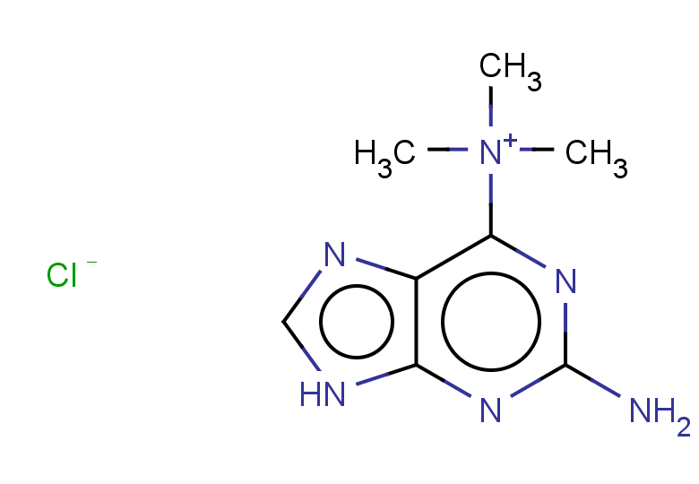 2-amino-N,N,N-trimethyl-9H-purin-6-aminium chloride