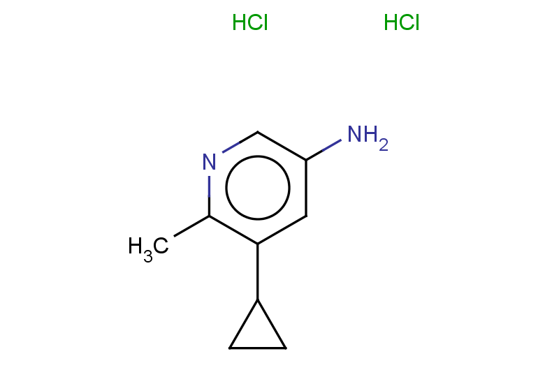 5-cyclopropyl-6-methylpyridin-3-amine dihydrochloride