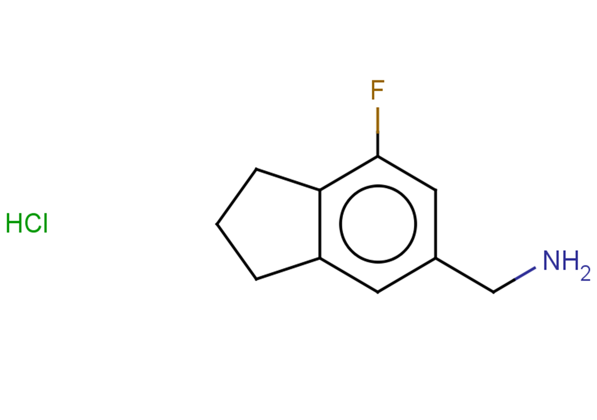 (7-fluoro-2,3-dihydro-1H-inden-5-yl)methanamine hydrochloride