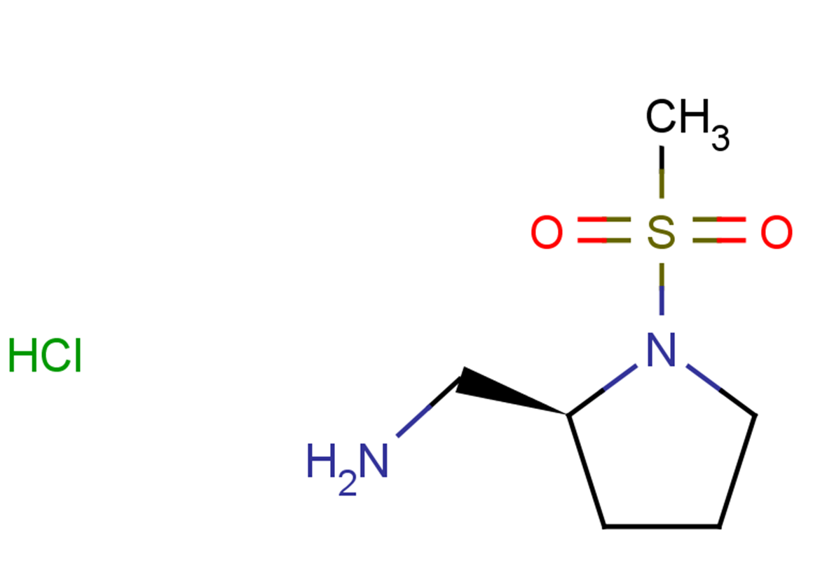 [(2S)-1-methanesulfonylpyrrolidin-2-yl]methanamine hydrochloride