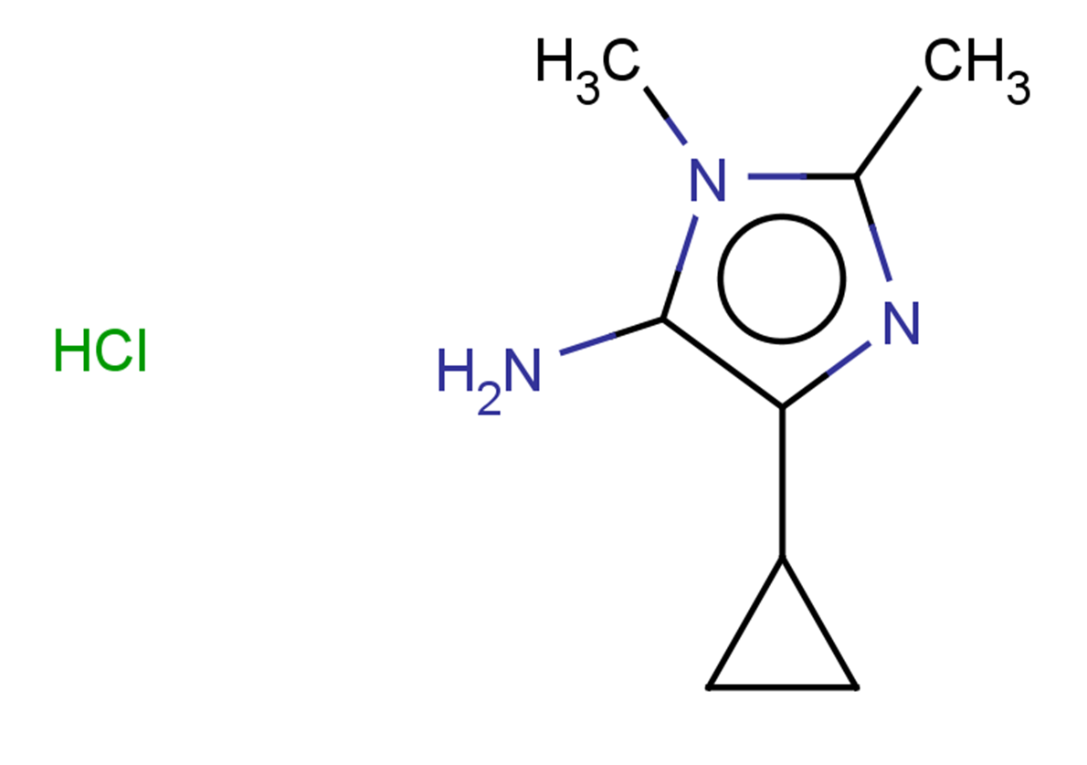 4-cyclopropyl-1,2-dimethyl-1H-imidazol-5-amine hydrochloride