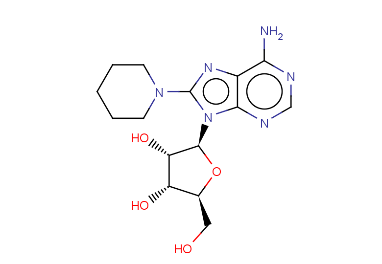 (2S,3S,4R,5S)-2-[6-amino-8-(piperidin-1-yl)-9H-purin-9-yl]-5-(hydroxymethyl)oxolane-3,4-diol