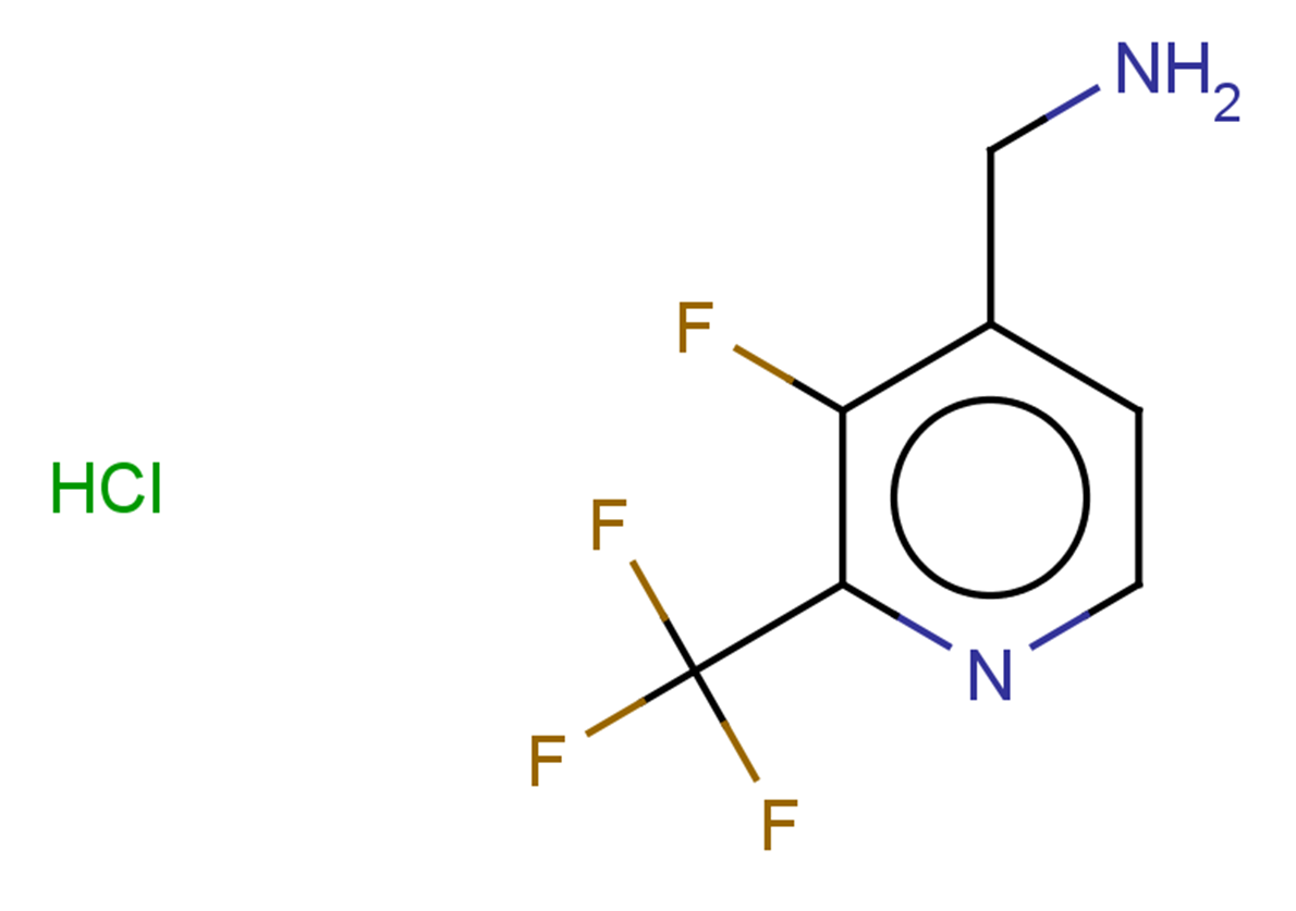 [3-fluoro-2-(trifluoromethyl)pyridin-4-yl]methanamine hydrochloride