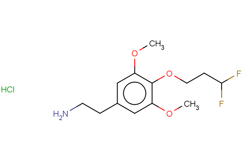 2-[4-(3,3-difluoropropoxy)-3,5-dimethoxyphenyl]ethan-1-amine hydrochloride