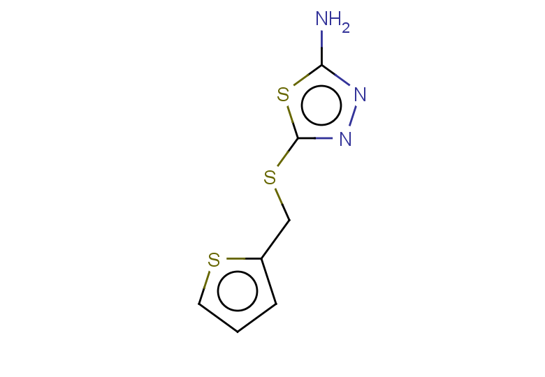 5-[(thiophen-2-ylmethyl)sulfanyl]-1,3,4-thiadiazol-2-amine