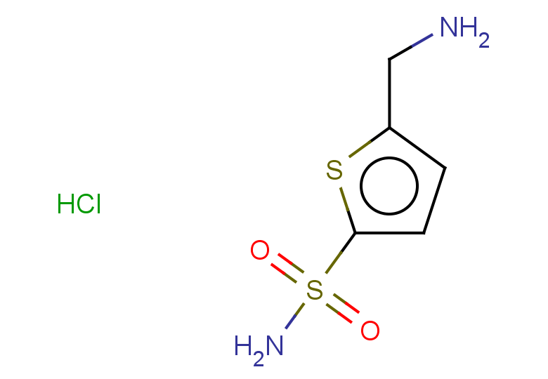 5-(aminomethyl)thiophene-2-sulfonamide hydrochloride