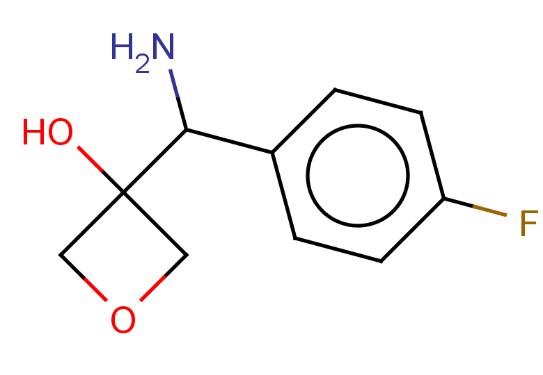 3-[amino(4-fluorophenyl)methyl]oxetan-3-ol