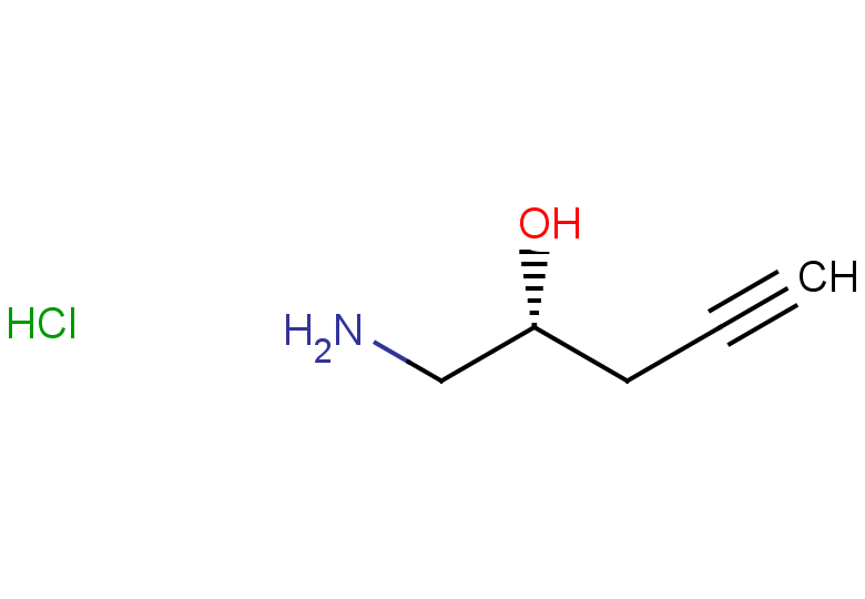 (2R)-1-aminopent-4-yn-2-ol hydrochloride