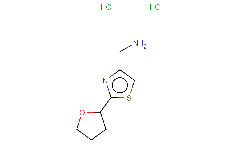[2-(oxolan-2-yl)-1,3-thiazol-4-yl]methanamine dihydrochloride