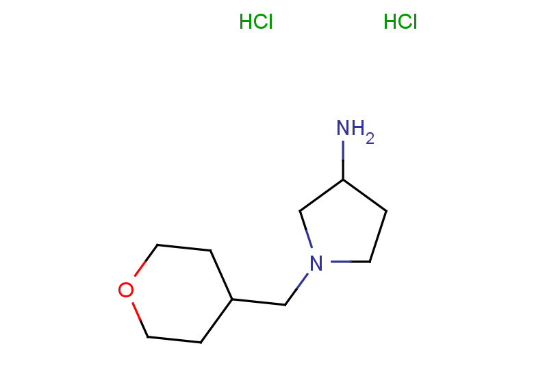 1-(oxan-4-ylmethyl)pyrrolidin-3-amine dihydrochloride