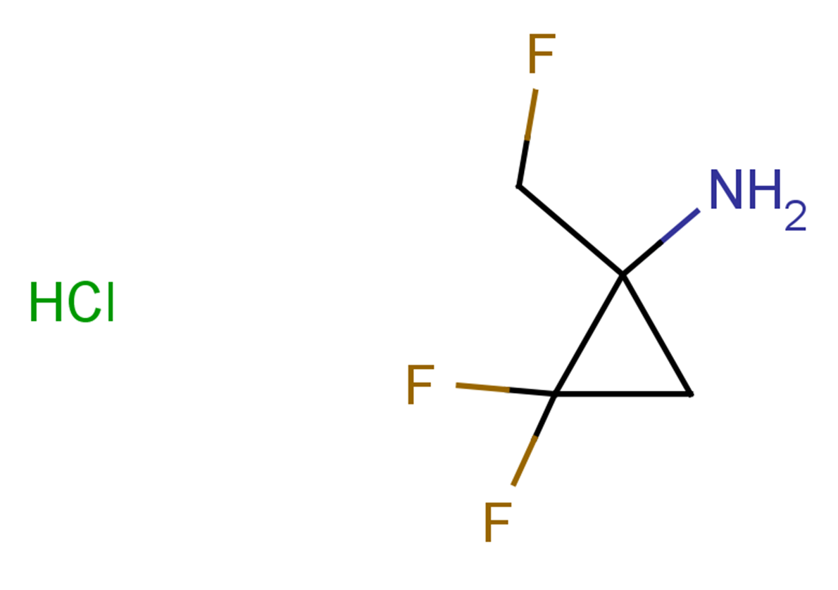 2,2-difluoro-1-(fluoromethyl)cyclopropan-1-amine hydrochloride