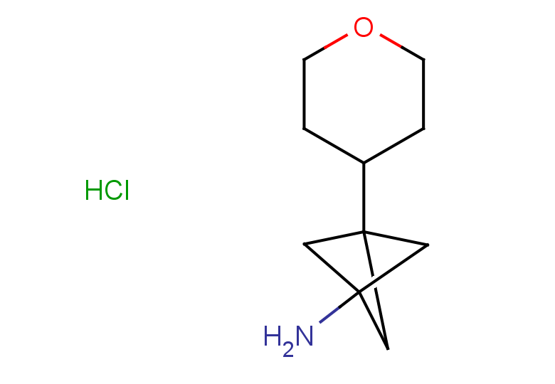 3-(oxan-4-yl)bicyclo[1.1.1]pentan-1-amine hydrochloride