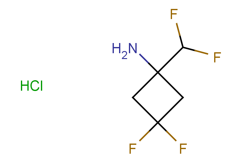 1-(difluoromethyl)-3,3-difluorocyclobutan-1-amine hydrochloride