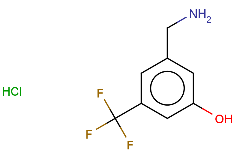 3-(aminomethyl)-5-(trifluoromethyl)phenol hydrochloride