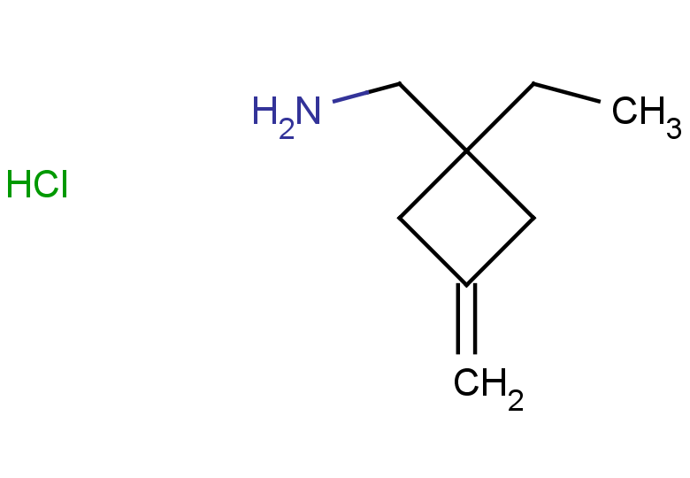 (1-ethyl-3-methylidenecyclobutyl)methanamine hydrochloride