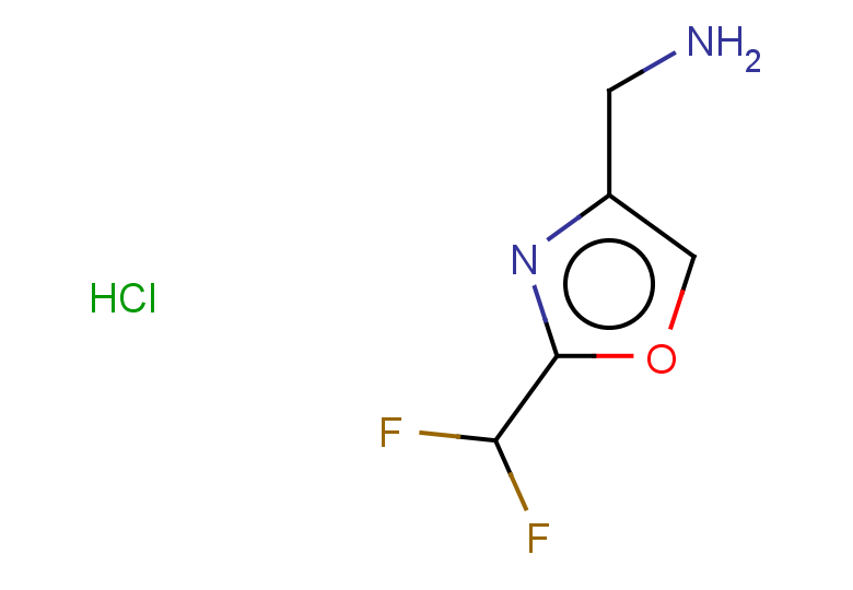 1-[2-(difluoromethyl)-1,3-oxazol-4-yl]methanamine hydrochloride
