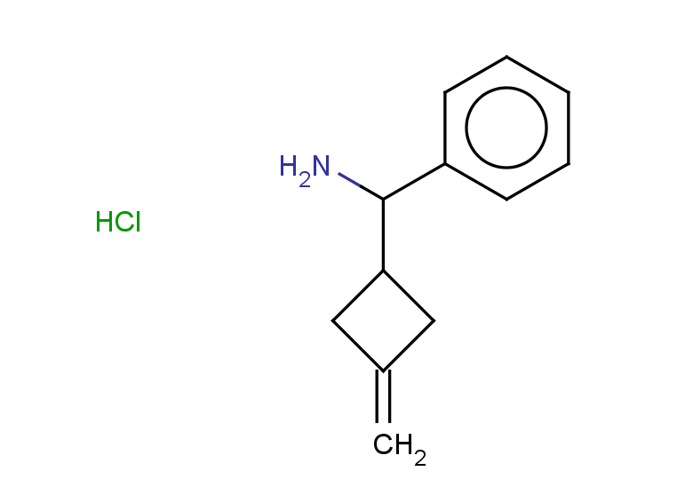 (3-methylidenecyclobutyl)(phenyl)methanamine hydrochloride