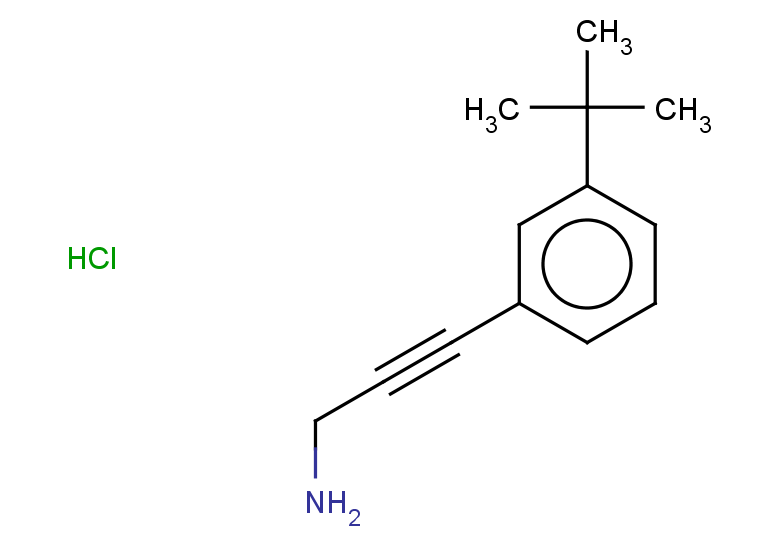 3-(3-tert-butylphenyl)prop-2-yn-1-amine hydrochloride