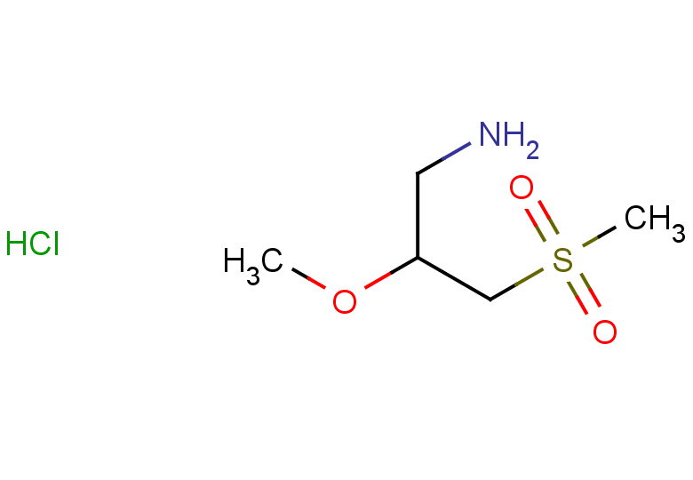 3-methanesulfonyl-2-methoxypropan-1-amine hydrochloride
