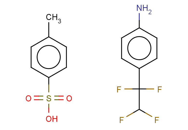 4-(1,1,2,2-tetrafluoroethyl)aniline; 4-methylbenzene-1-sulfonic acid