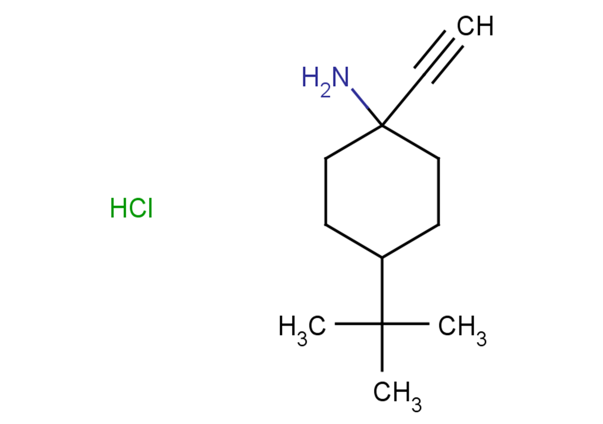 4-tert-butyl-1-ethynylcyclohexan-1-amine hydrochloride