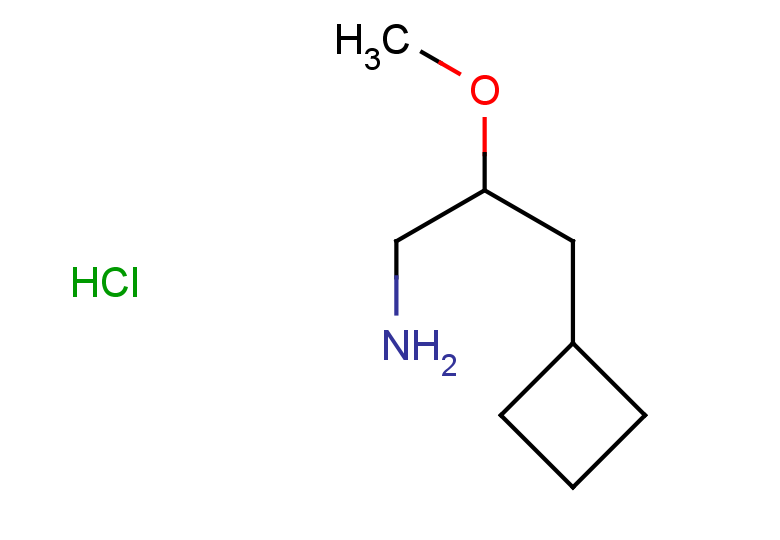 3-cyclobutyl-2-methoxypropan-1-amine hydrochloride