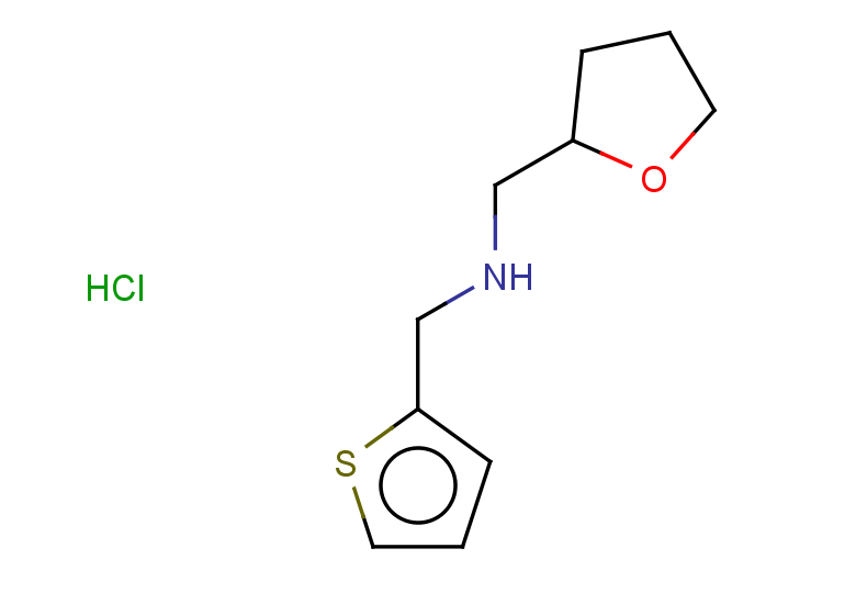 (oxolan-2-ylmethyl)(thiophen-2-ylmethyl)amine hydrochloride